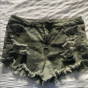 Camo shorts